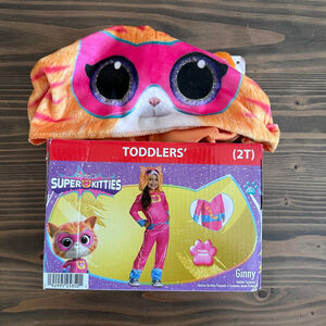 SuperKitties Ginny Costume Toddler 2T Disguise Orange Pink NIP
